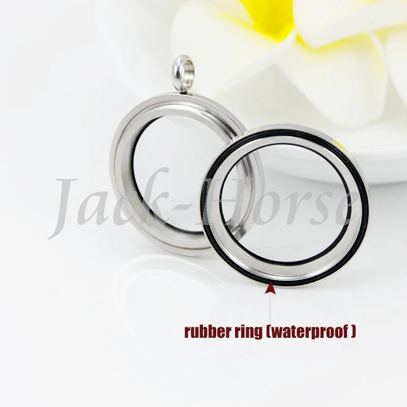 Водонепроницаемый медальон из нержавеющей стали 316L 20 мм 25 30 мм|floating locket|floating charm