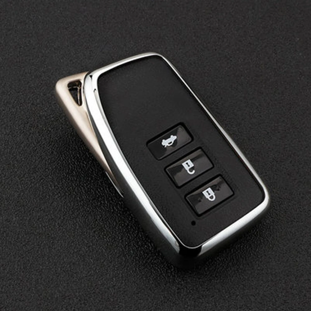 

Remote Key Glossy TPU Shell Remote 3 Buttons Holder Bag Cover Case For Lexus ES200 ES250 ES300h RX200t NX200 IS Auto Accessories