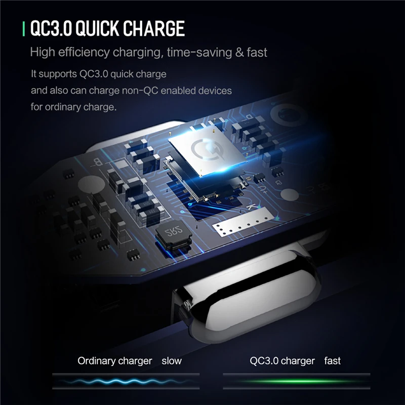 روك QC 3.0 سيارة شاحن Usb ثنائي سريعة تهمة ل iphone X 7 8 باد سامسونج هواوي Xiaomi سريع شحن 5 فولت 3.4A روك QC 3.0 سيارة شاحن Usb ثنائي سريعة تهمة ل iphone X 7 8 باد سامسونج هواوي Xiaomi سريع شحن 5 فولت 3.4A