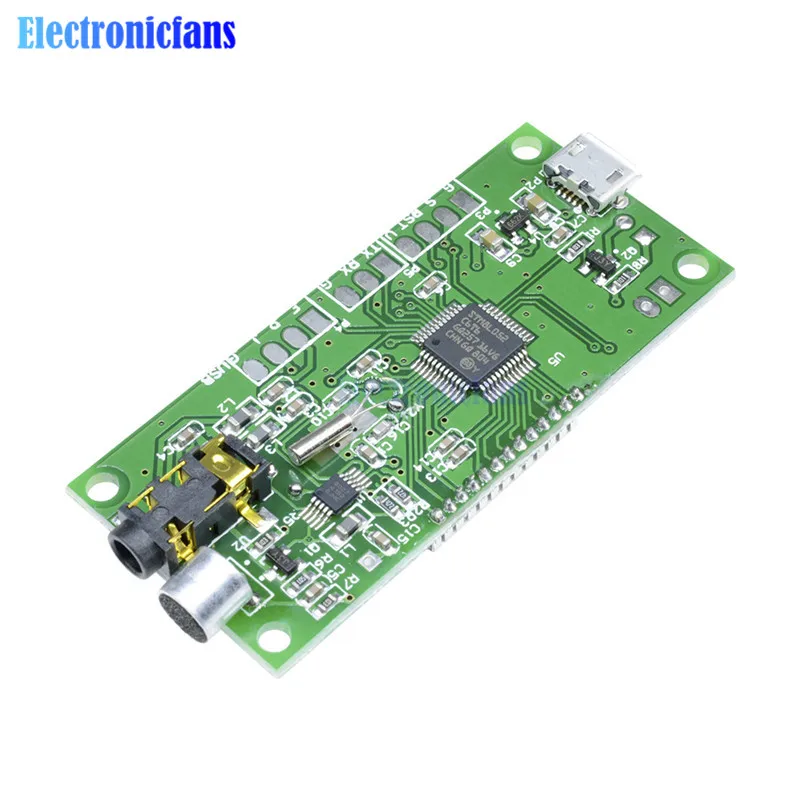 DSP& PLL 87-108MHZ lcd FM Радио беспроводной микрофон стерео передатчик/модуль приемника Горячая Распродажа бренд