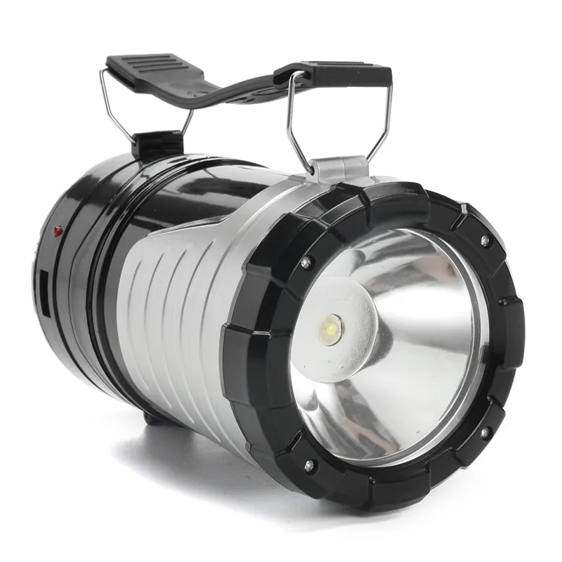 

Newest 2-in-1 Camping Hiking Portable Solar Lantern Rechargeable AAA LED Tent Lamp Lights Handheld LED Bulbs Flashlight Torch
