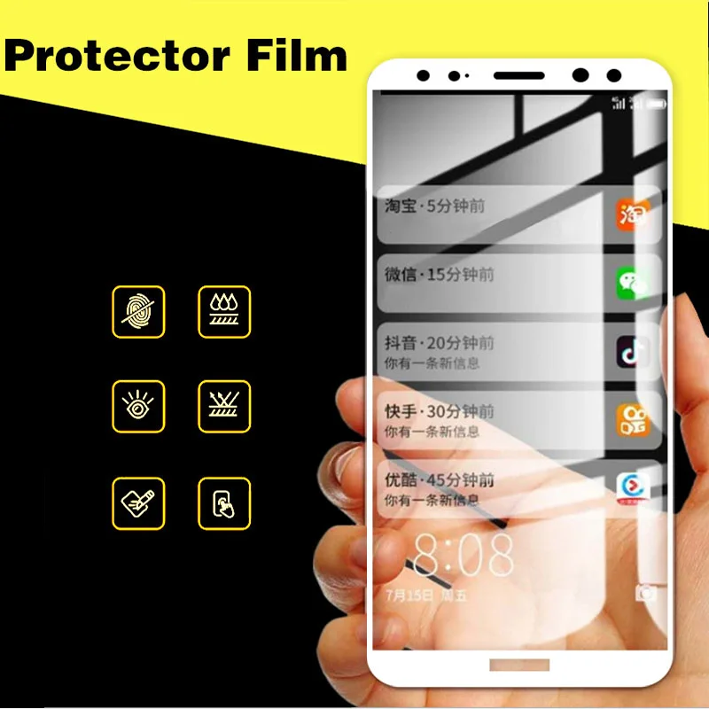 

Front Film Tempered Glass For Huawei Nova 2i Scratch Proof Screen Protector Film For Huawei Mate 10 Lite Explosion Proof Glass