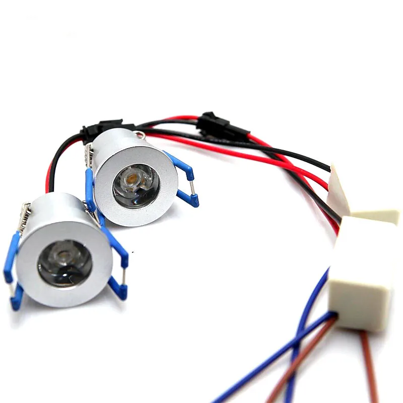 

Free Shipping 3W Cree LED Mini Spot Light For Ceiling cabinet downlight with driver dimmable or non dimmable