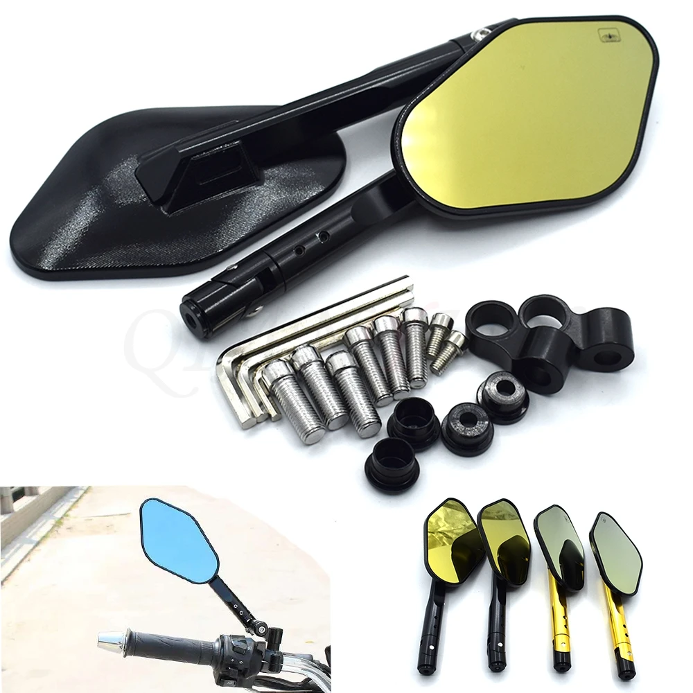 

for Yamaha FZ6 FAZER FZ6R FZ8 MT-07/FZ-7 MT-09/SR/FZ9 FZ1 Universal new motorcycle 8mm 10mmCNC aluminum alloy rearview mirror