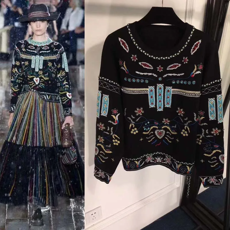 2018 Mode top vrouwelijke fijn borduurwerk kleding voor vrouwen lange mouwen losse tops vadim grafische tees vrouwen tuniek t shirt 2018 Mode top vrouwelijke fijn borduurwerk kleding voor vrouwen lange mouwen losse tops vadim grafische tees vrouwen tuniek t shirt