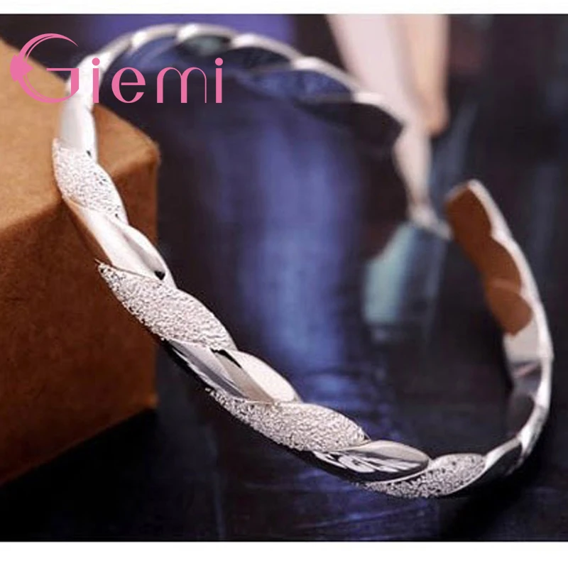 Браслет манжета женский из серебра 925 пробы с гладкой вставкой|best gift|bangles womenbangle cuff