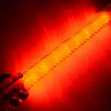 39 см длинный перезаряжаемый стиль светодиодный сигнал движения Предупреждение Жесткий ПК Батон с уличный инструмент для кемпинга Ann Glo-sticks