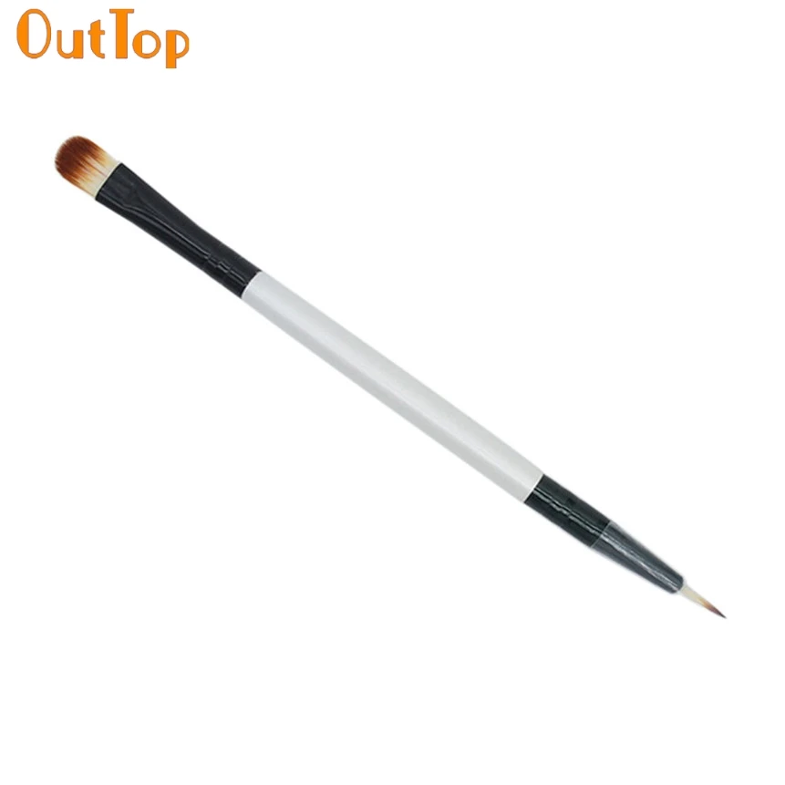 

Makeup Brush OutTop ColorWomen 1pc Double Head Cosmetic Makeup Eye Shadow Eyeliner Fine Lining Brush Beauty Tool 170208