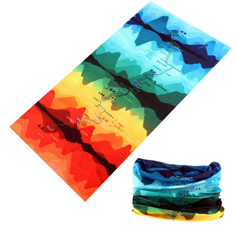 Mysterious Map Design Buffe Magic Seamless Cycling Bandanas Outdoor Sports Face Mask Bicycle Headbands Neck Warmer Scarf Men |