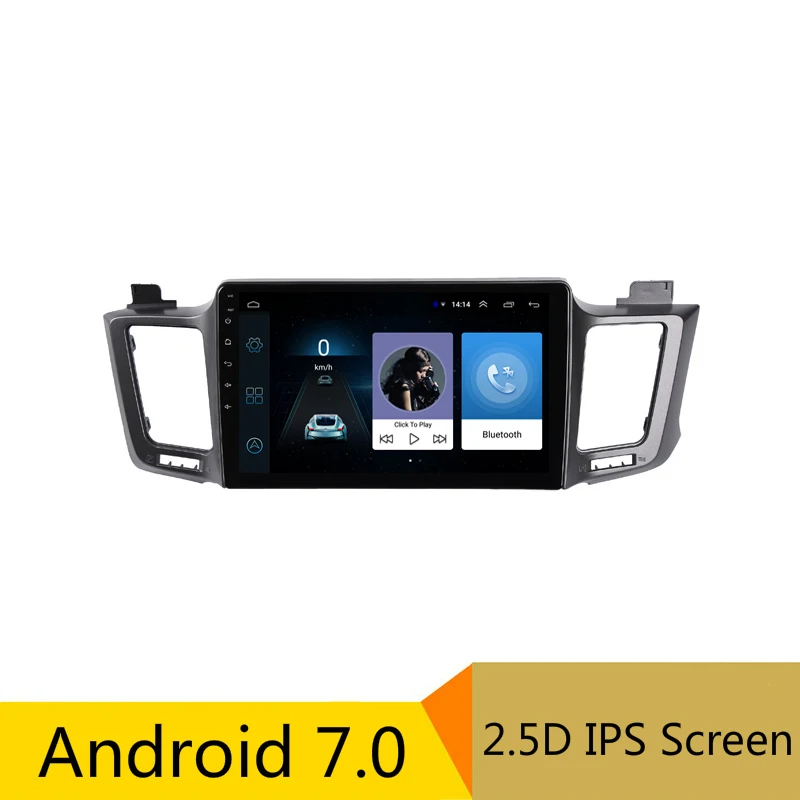 

10" 2.5D IPS Android 7.0 Car DVD Multimedia Player GPS For Toyota RAV4 2013 2014 2015 2016 audio car radio stereo navigation