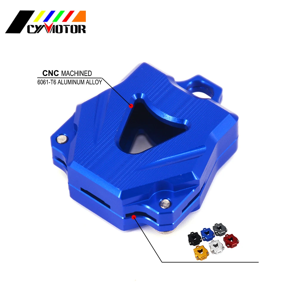 Мотоцикл Алюминиевый красочный индивидуальный модный ключ крышка брелок аксессуары для ключей YAMAHA YZF R1 R6 R6S FZ1 MT 07 09