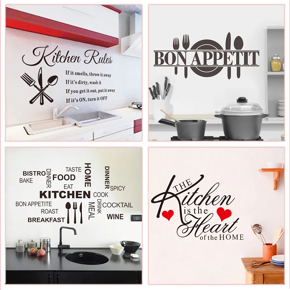 Enjoy Your Cook Time Kitchen Rules Bon Appetit Quotes Wall Stickers For Home Decoration Waterproof Mural Art Diy Vinyl Decals Enjoy Your Cook Time Kitchen Rules Bon Appetit Quotes Wall Stickers For Home Decoration Waterproof Mural Art Diy Vinyl Decals