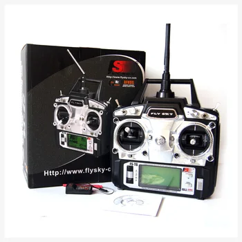 

Freeshipping FlySky FS-T6 FS T6 2.4G Digital 6 Channels Transmitter & Receiver RC Radio Mode 2