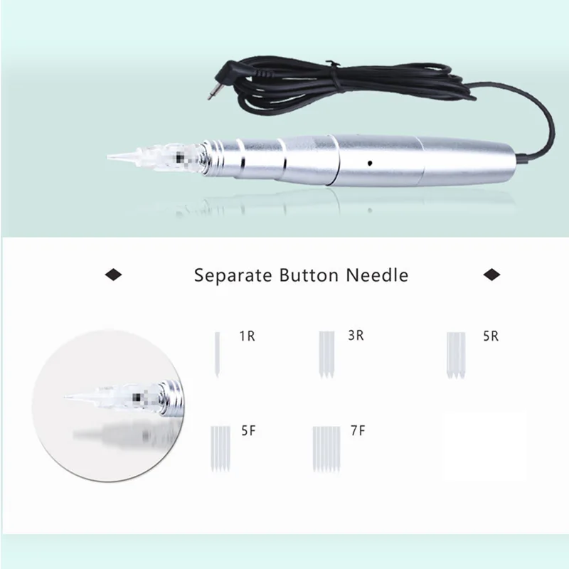 20шт 1R, 3R, 5R Перманентный макияж иголки для бровей подводка для глаз и губ Перманентный макияж автомат