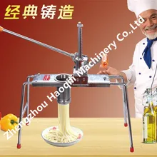 Пособия по кулинарии Инструменты удобный Кухня Нержавеющая сталь Руководство Паста Лапша чайник спагетти машина сок Пресс