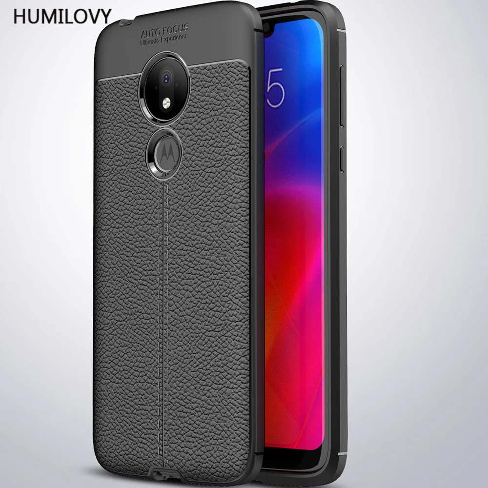 

For Phone Case Motorola Moto G7 Power Cover Shockproof For Moto G7 Power Case Luxury Leather Soft TPU For Motorola Moto G7 Power