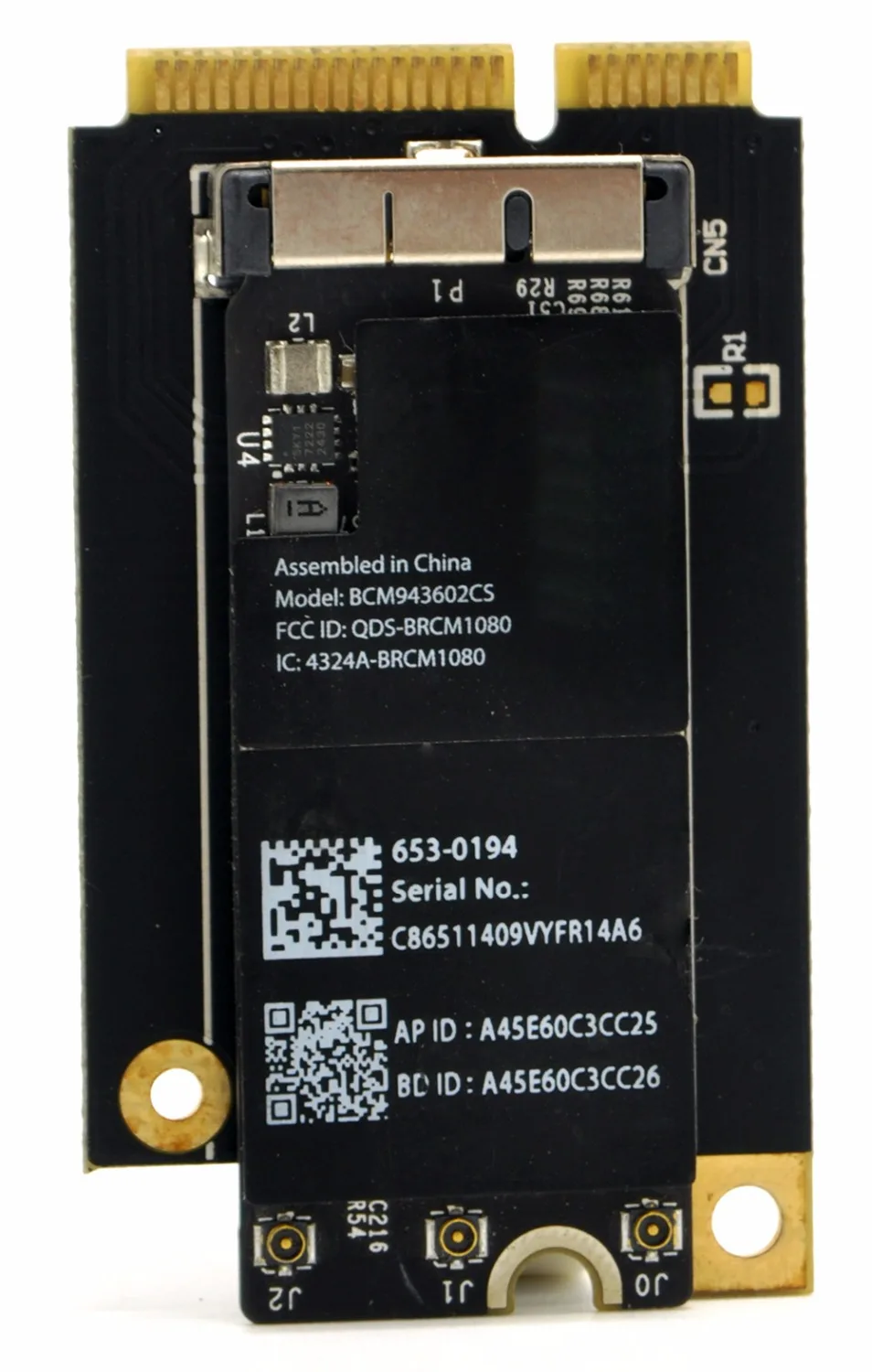 WTXUP для Broadcom BCM94360CS2 1200 Мбит/с 802.11ac Мини WiFi адаптер WLAN карта+ Bluetooth 4,0 с мини конвертер PCI-E адаптер
