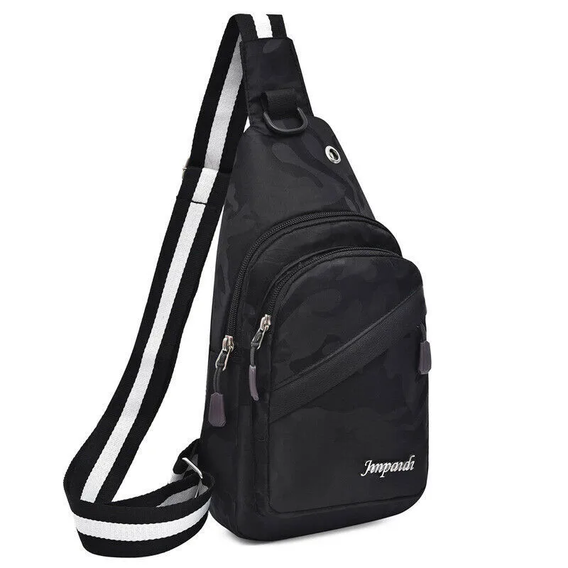 NoEnName мужской Оксфорд Открытый Спорт слинг плечо небольшая сумка на ремешке нагрудный рюкзак