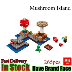 Лепин Minecraft 265 шт. остров дома мой мир Набор Модель рисунках строительных блоков Кирпичи забавные игрушки для детей