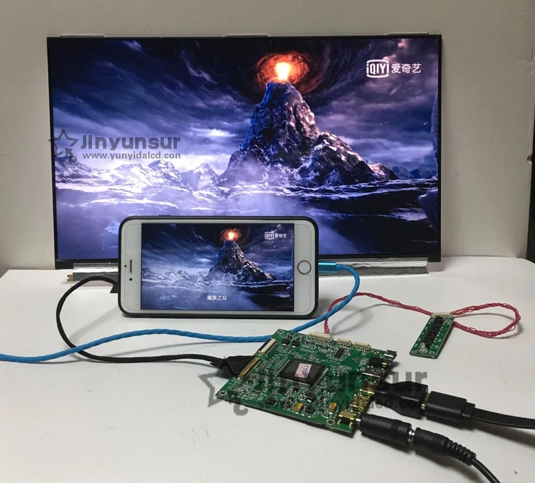 

15.6inch 4K IPS LCD Screen 3840X2160 NV156QUM-N32 N51 HDMI DP LCD Contoller Board mobile phone WIFI same work NV125QUM-N81 QHD