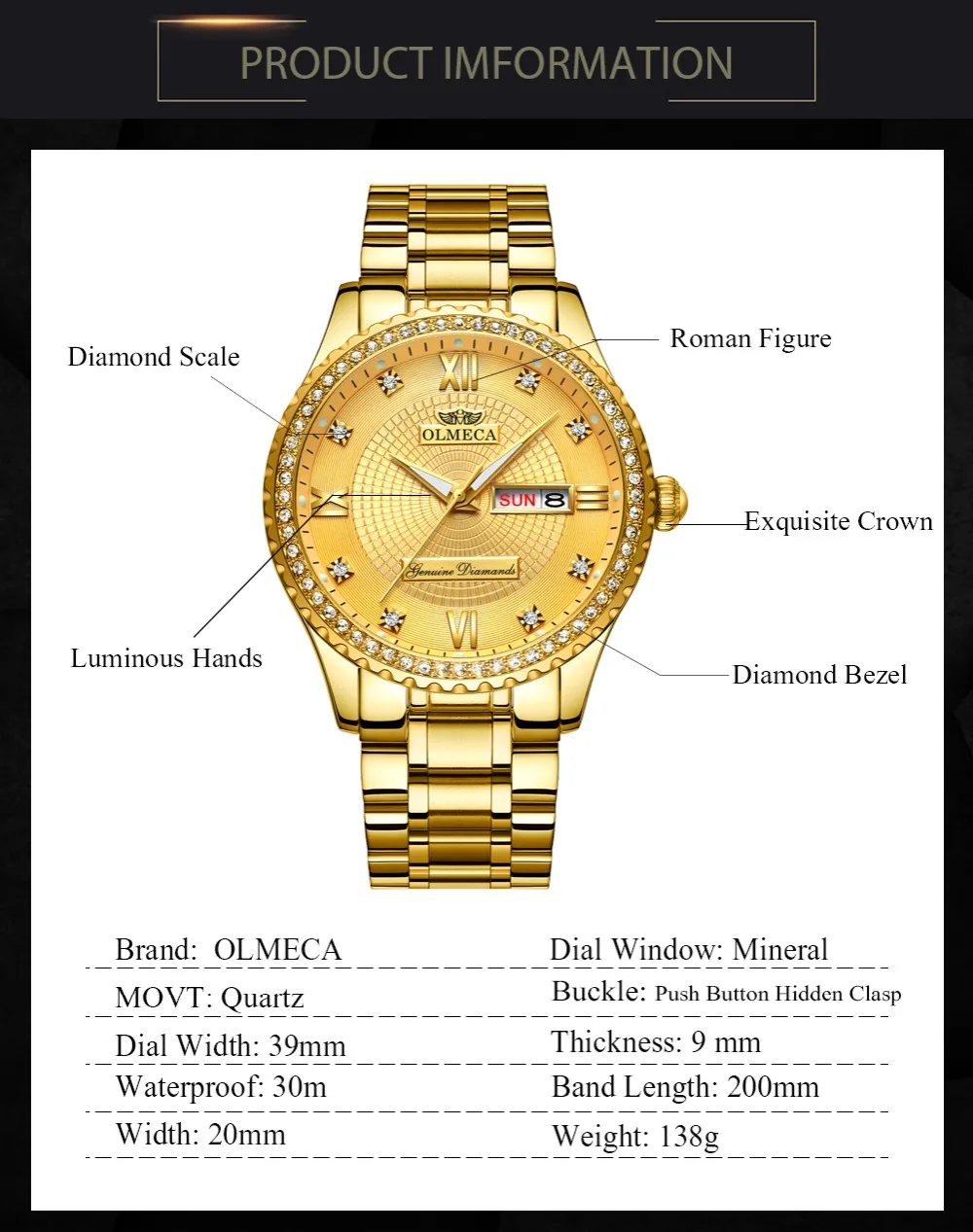 OLMECA-Clock-Military-Men-s-Watch-Fashion-Stainless-Steel-Montre-Homme-Waterproof-Watches-Chronograph-Wrist-Watch (3)