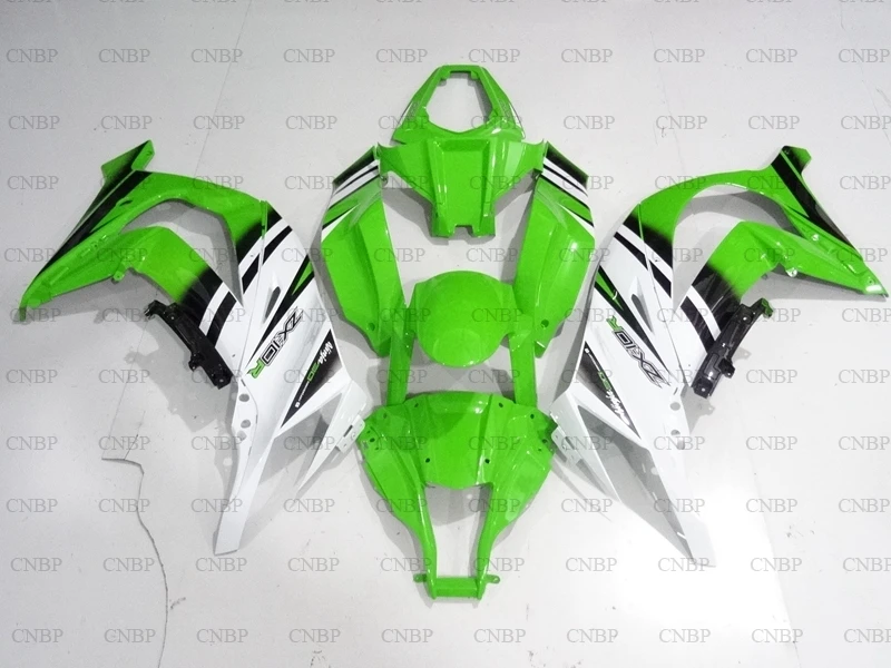 Обтекатели Ninja ZX 10r 2011 2015 ZX10r Зеленые Белые Черные|Пластиковые и портативные тазы| |