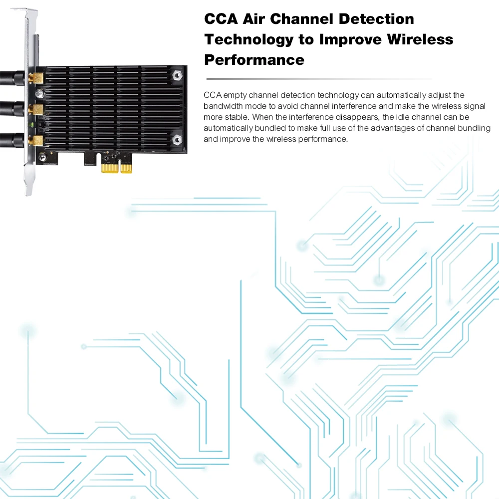Placa de Rede Adaptador de Antena Duplo sem Fio 802.11ac para pc Wifi Gigabit Ethernet Pci-e Pci 2.4 Ghz 5 Ieee Ac1900mbps 4 Placas de rede