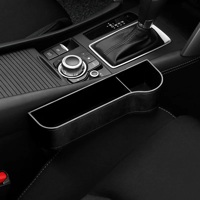 

1PC Car Seat Crevice Storage Box Grain Organizer Gap Slit Filler Holder For Wallet Phone Cigarette Slit Pocket Accessories