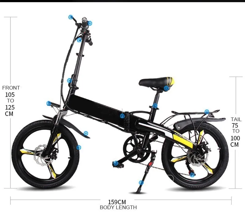 Top LOVELION Price Fold Electric Power Bicycle Lithium Battery Help Mini Adult A Storage Battery Male Small-scale Electric Vehicle 25