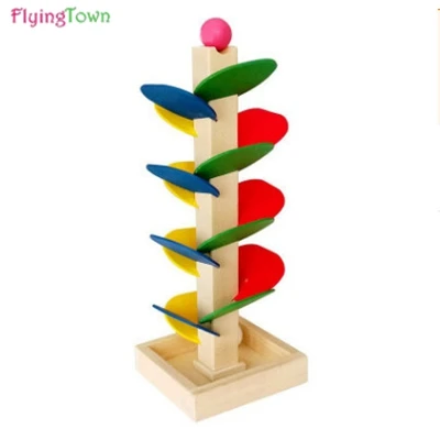 

Wooden Educational Toys Building Blocks Tree Marble Ball Run Track Game Baby Kids Toys Intelligence Stuffed Toys For Children
