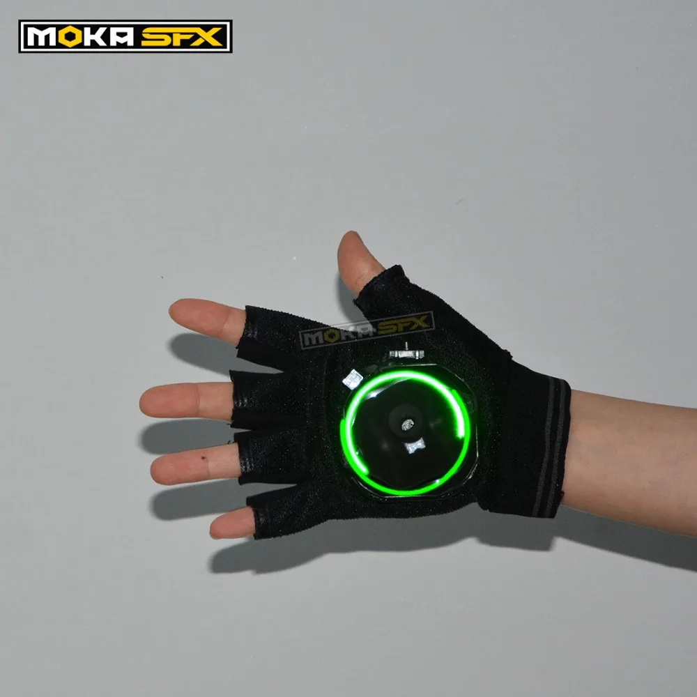 Зеленые лазерные перчатки для косплея, лазерные перчатки для косплея, вечерние лазерные перчатки