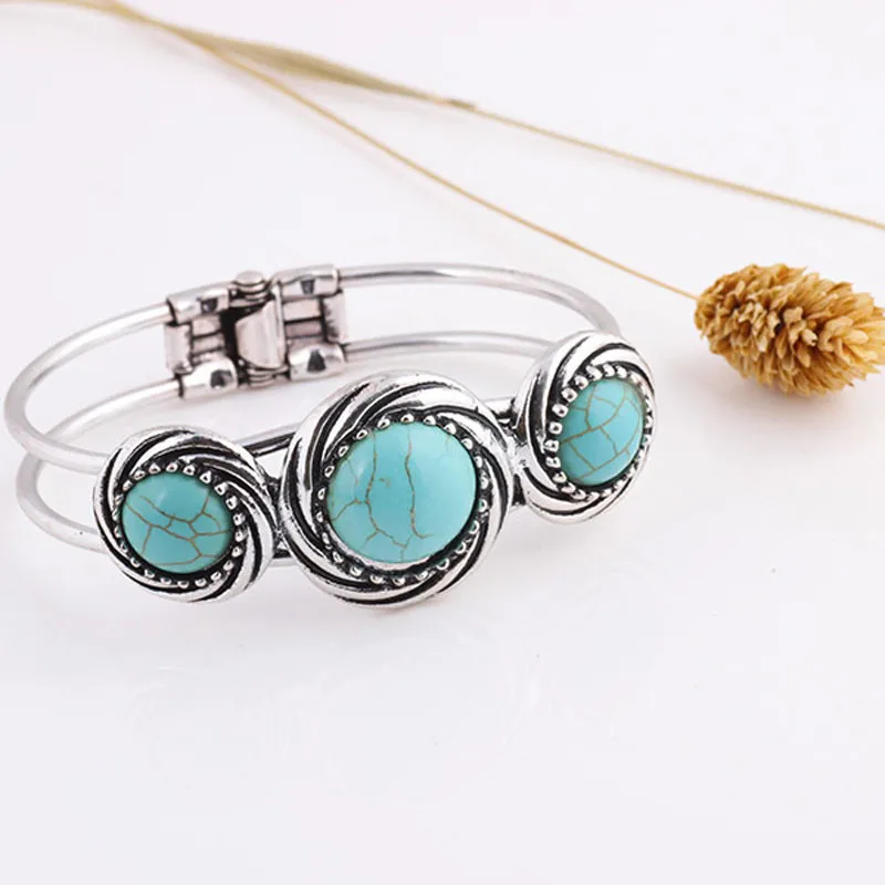 

Bangles Fashion Bracelets For Women Ladies Retro Elegant Chic Fashion Simple Bracelet Circle armband pulseras