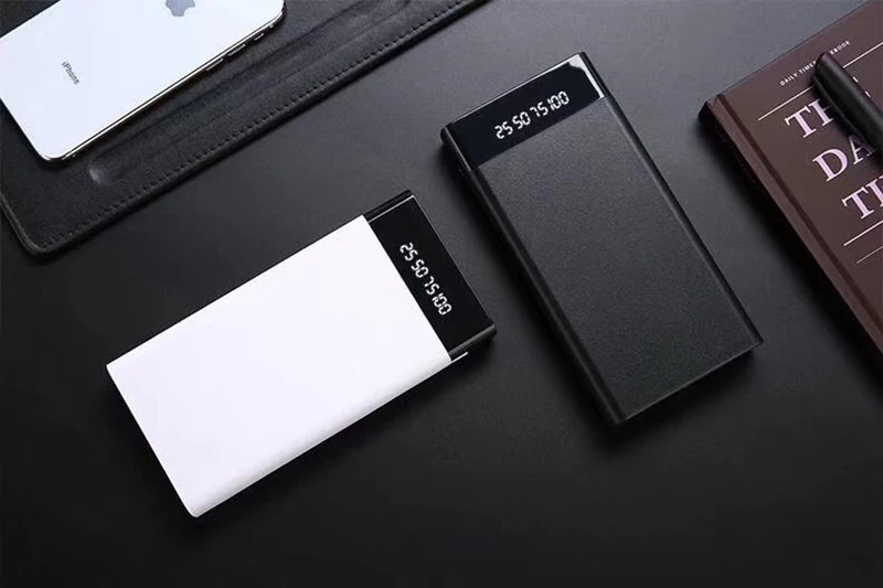 

Power Bank 30000mAh Dual USB Portable LCD Powerbank External Battery Charger Pack for Mobile Phones