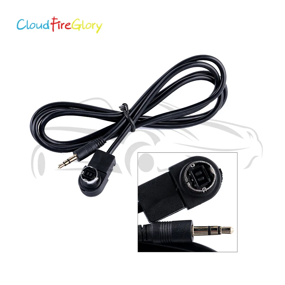 

CloudFireGlory For JVC KS-U58 J-LINK iPOD MP3 3.5mm Input Adapter AUX Audio Source Cable