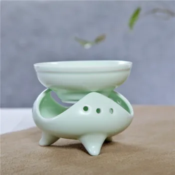 

Ceramic tea filter,Kung Fu teaset accessories, tea Infuser Reusable Herbal Strainer Loose coffee Leaf Spice Filter