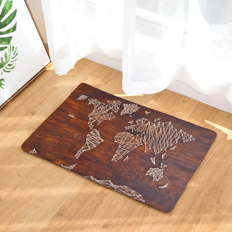 2017 добро пожаловать коврики с изображением животных карты для ванной кухни ковры