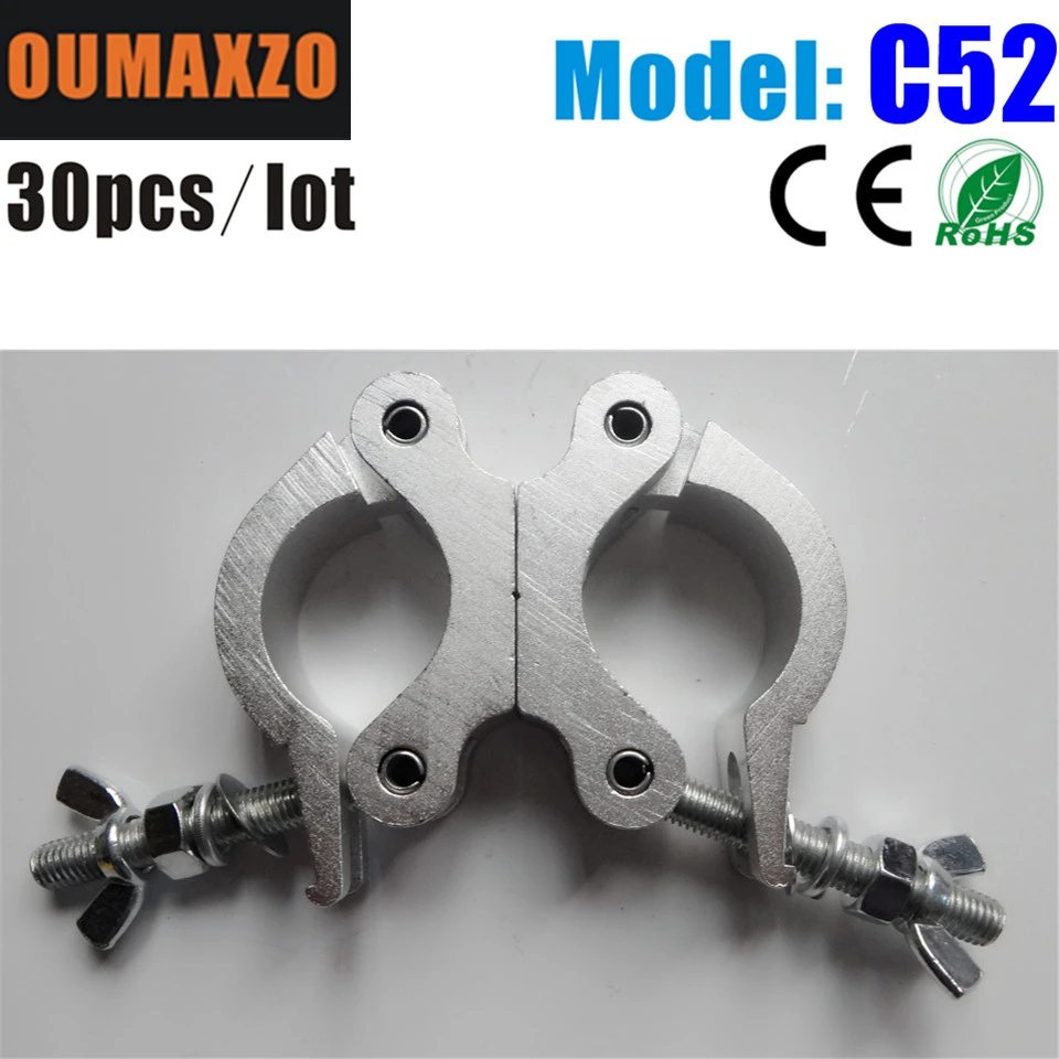 30pcs/lot Quick Trigger Hook Clamp Aluminum Light Truss Clamp aluminum