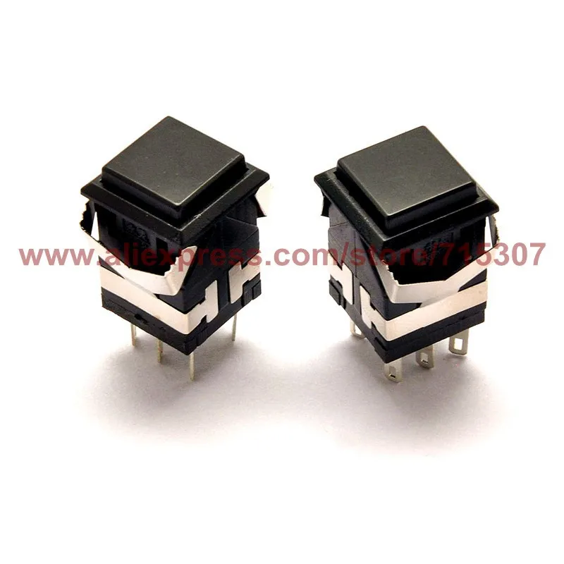 push button switch kd2-23 black