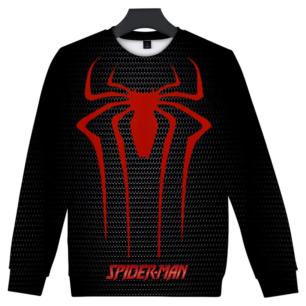 Super hero Spiderman man cosplay Streetwear Hoodies Women/Men O-Neck Long Sleeves Cotton Harajuku Print Sweatshirt Spring Hoody