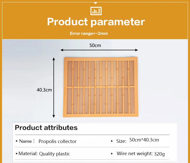 Пчела. № 1 устройство для пчеловодства устройство для сбора прополиса 50*40,3 см Пластик пчелы или следы доска инструмент светильник прочный Пчеловодство оборудование