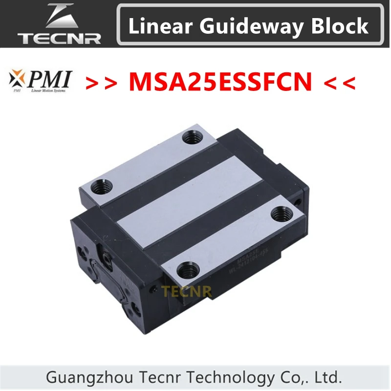 Taiwan PMI linear guideway slide carriage block MSA25E MSA25ESSFCN