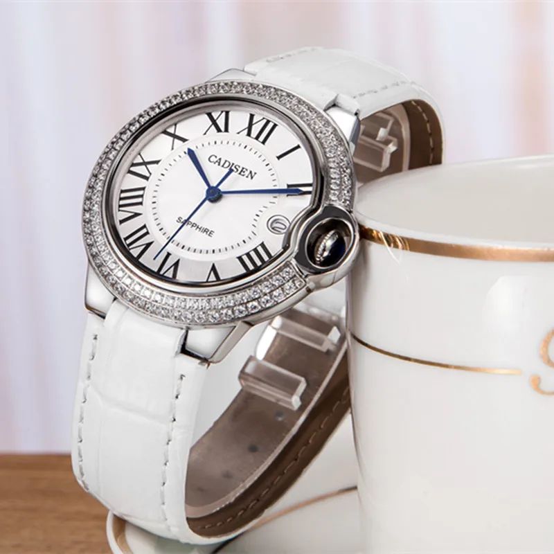 

Ladies Watch CADISEN luxury brand Fashion Casual quartz watches sport leather lady relojes mujer women watches Girl Dress 6805
