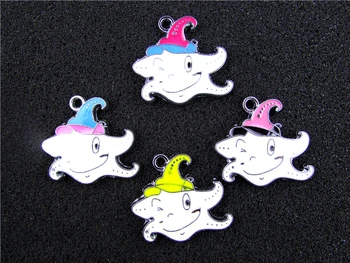 

AE632 Mix Color 20Pcs Alloy Metal Enamel Animal Charms Pendant 29x28mm