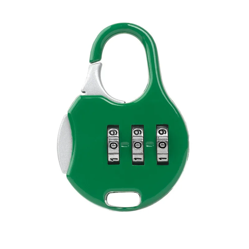 Мини-замок с паролем для багажа набор инструментов коробка для ключей Набор ключей 3 набора цифр несколько цветов багаж Пароль замок - Цвет: C002