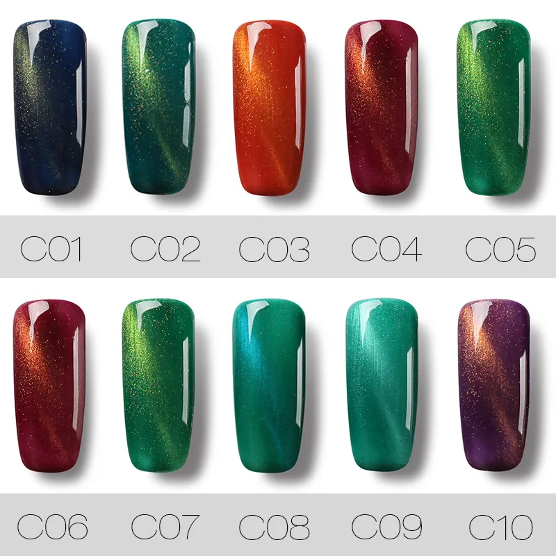

Professional 7ML Cat Eye Nail Art Nail Gel Polish UV LED Gel Polish Varnish Quick Dry Top Coat Resin Nail Polish Gel TSLM1