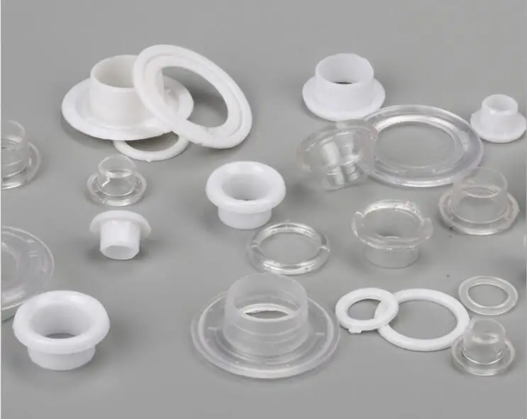 

1 pack=1000pcs DIY kit Plastic pc eyelet hand setting Press Machine tool plus punch hole cutter repair grommets