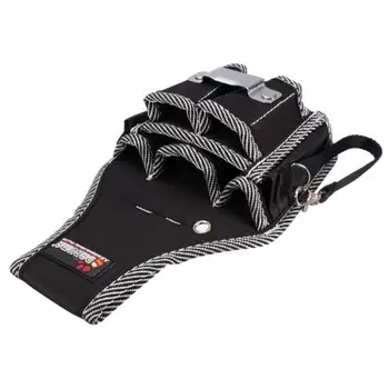 

High Capacity Unisex Versatile Men Waist Bag 600D Nylon Tool Bag Electrician Maintenance for 9 Tools Bum Hip Belt Bag