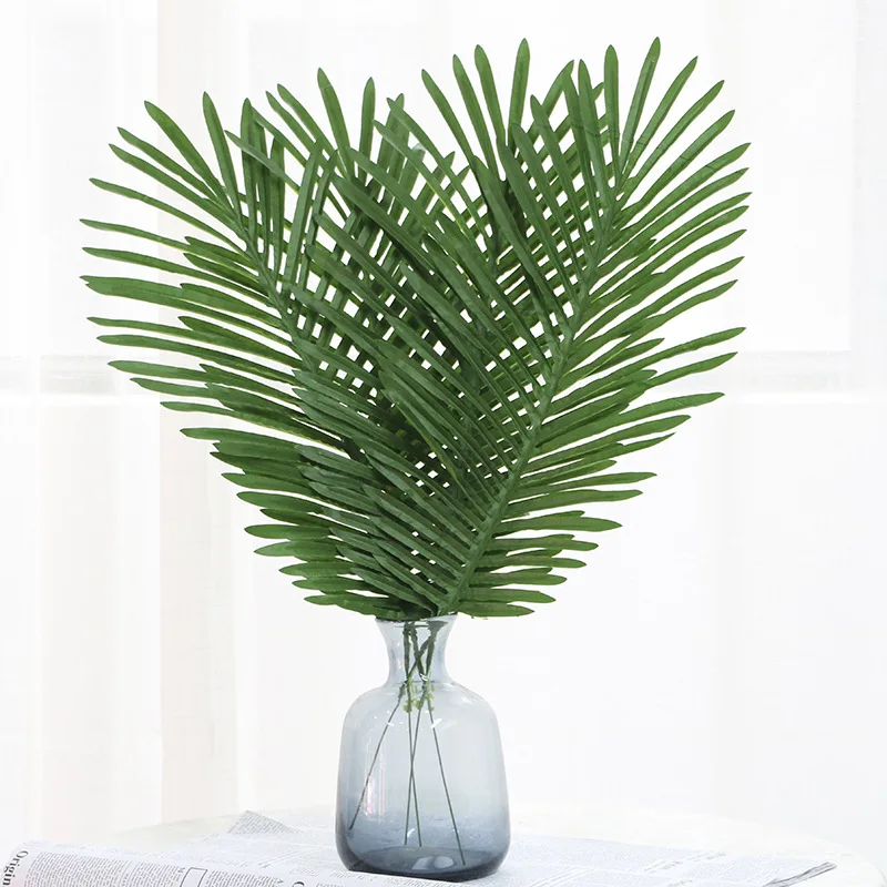 2 шт./лот Cycas Искусственный лист тропические большие Пальмовые Листья DIY водонепроницаемый поддельные листья для Гавайских Луау вечерние украшения