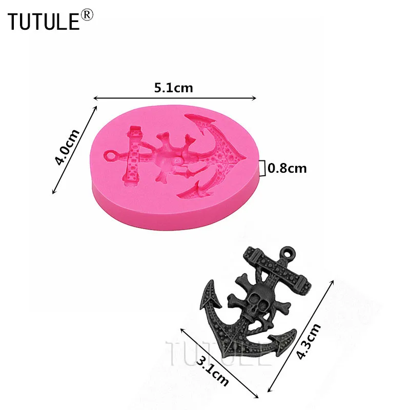 Гаджеты, помадка якорь Silcone MoldAnchor плесень Полимерная глина-смола Воск Мыло встраивание марципан плесень, один кусок форма "Крест"
