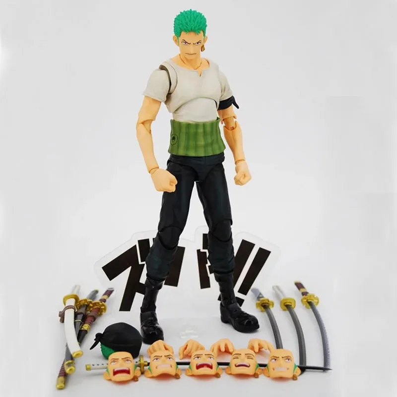 Hot MegaHouse One Piece Roronoa Zoro Action Figure 18cm PVC toy model gift boxed